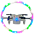 Drone Controle Remoto Quadricoptero De Alta Estabilidade Led - Imagem 2