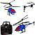 Brinquedo Helicóptero Controle Remoto Recarregável Luz Led - Imagem 2