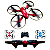 Drone Quadricoptero Infantil C/Luzes Controle Remoto Manobra - Imagem 1