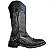 Bota Texana Feminina TS Fossil Preto Stass Sola Preta Bico Quadra - Imagem 3