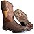 Bota Texana Crazy Horse Boi Lateral Sola Jump Bico Quadrado - Imagem 3