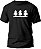 Camiseta Country Masculina 100% Algodão 3 Cowboys Preto - Imagem 1