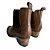 Botina Feminina Choup 100% Couro com Salto Bico Redondo - Imagem 5
