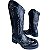 Bota Texana Feminina Touro Sentado Choup Black Bico Quadrado - Imagem 1