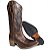 Bota Texana Feminina TS Fossil Strass Café Salto Madeira Bico Fin - Imagem 5