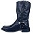 Bota Texan TS Rock Rustico Preto Sola Preta Vira Preta Bico Quadr - Imagem 3