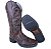 Bota Texana Feminina Ferradura Chocolate Bico Quadrado - Imagem 5