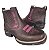 Botina Texana Bruto Botas Tabaco Rosa Durability Bico Quadrado - Imagem 2