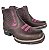 Botina Texana Bruto Botas Tabaco Rosa Durability Bico Quadrado - Imagem 1