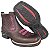 Botina Texana Bruto Botas Tabaco Rosa Durability Bico Quadrado - Imagem 5