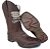 Bota Texana Crazy Horse Americana Bege Jump Bico Quadrado - Imagem 4