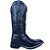 Bota Texana Feminina Mila Total Black Bico Quadrado - Imagem 3