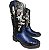 Bota Texana Feminina Touro Sentado 7 Estrelas Strass Salto Marrom - Imagem 6