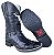 Bota Texana Estampa Avest Preto Bico Quadrado - Imagem 5