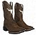 Bota Texana Crazy Horse Brown Bico Quadrado - Imagem 3