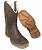 Bota Texana Pro Café Sola Jump Bico Quadrado - Imagem 2
