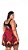 Maiô Vestido Plus Size Vermelho Do Tam 46 Ao 60 - Imagem 3