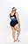 Maio Lycra Sainha Embutida Plus Size Azul Royal  Tm 46 ao 60 - Imagem 3