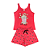Short Doll Regata Feminino Adulto Pipocas - Lily Pijamas - Imagem 1