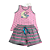 Pijama Regata Infantil Feminino Bordado - Lily Pijamas - Imagem 1