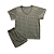 Pijama Infantil Masculino Gola V Cinza Claro- Lily Pijamas - Imagem 1