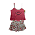 Pijama Baby Doll Adulto Feminino Melancia Alça  - Lily Pijamas - Imagem 1