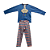 Pijama Infantil Feminino Longo Bordado Nuvem - Lily Pijamas - Imagem 1