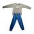 Pijama Infantil Feminino Longo Chuva de Amor - Lily Pijamas - Imagem 1