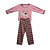 Pijama Infantil Feminino Longo Urso - Lily Pijamas - Imagem 1