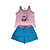 Pijama Short Doll Feminino Adulto Regata Dog Torre - Lily Pijamas - Imagem 1