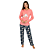 Pijama Longo Suede Feminino – Balanço dos Sonhos | Lily Pijamas - Imagem 1