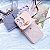 Case bolsa Celular porta cartão dinheiro para Iphone Minnie Mickey Rosa - Imagem 5