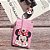 Porta cartão carteira com zipper Disney Minnie, Mickey e Stitch - Imagem 3