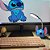Luminária De Mesa Stitch Com Haste Flexível E Apontador - Imagem 6