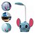 Luminária De Mesa Stitch Com Haste Flexível E Apontador - Imagem 1