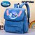 Mochila Disney Infantil Stitch de pelúcia desenhos variados - estudante, jardim de infância, criança, - Imagem 31