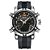 Relógio Masculino Weide AnaDigi WH5205 Prata e Laranja - Imagem 1