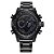 Relógio Masculino Weide AnaDigi WH5209B - Preto e Azul - Imagem 1