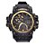 Relógio Masculino Tuguir 10ATM AnaDigi TG108 Preto e Dourado - Imagem 1
