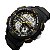 Relógio Masculino Skmei AnaDigi 1109 - Preto e Dourado - Imagem 3