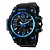 Relógio Masculino Skmei Anadigi 1155 Preto e Azul - Imagem 1