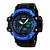 Relógio Masculino Skmei Anadigi 1137 Preto e Azul - Imagem 2