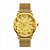 Relógio Masculino Skmei Analógico 9166 Dourado - Imagem 1
