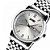 Relógio Masculino Skmei Analógico 9081 - Prata e Branco - Imagem 2