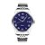 Relógio Masculino Skmei Analógico 9058 - Prata e Azul - Imagem 1