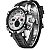Relógio Masculino Weide AnaDigi WH-5205 Preto e Branco - Imagem 2
