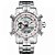 Relógio Masculino Weide AnaDigi WH-6902 - Prata e Branco - Imagem 1