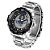 Relógio Masculino Weide AnaDigi WH-6105 - Prata e Azul - Imagem 2