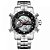 Relógio Masculino Weide AnaDigi WH-6902 - Prata e Preto - Imagem 1