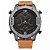 Relógio Masculino Weide AnaDigi WH-6401 - Marrom e Cinza - Imagem 1